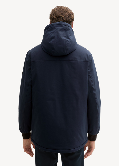 Tom Tailor® Water-repellent Hooded Jacket - Sky Captain Blue