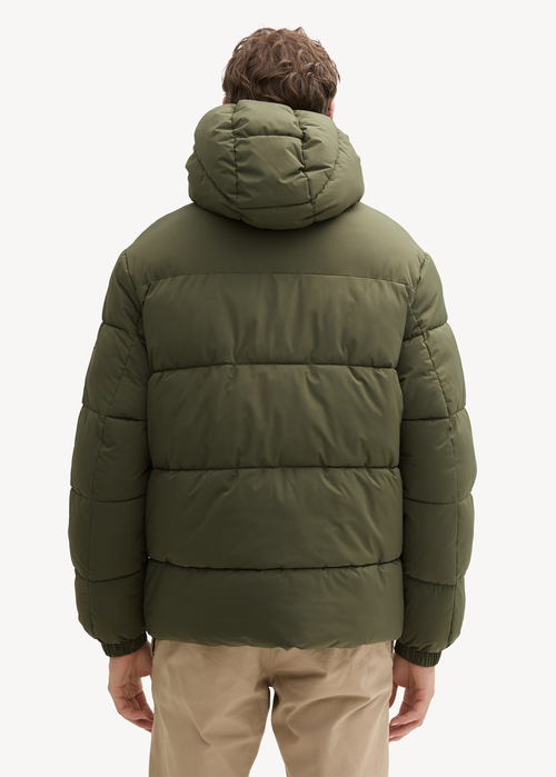 Tom Tailor® Water-repellent Puffer Jacket - Urban Olive Green