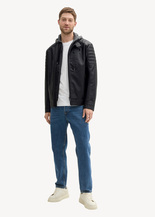 Tom Tailor Moto Jacket Black