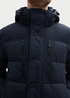 Tom Tailor Puffer Jacket With A Detachable Hood Sky Captain Blue