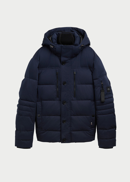 Tom Tailor Puffer Jacket With A Detachable Hood Sky Captain Blue