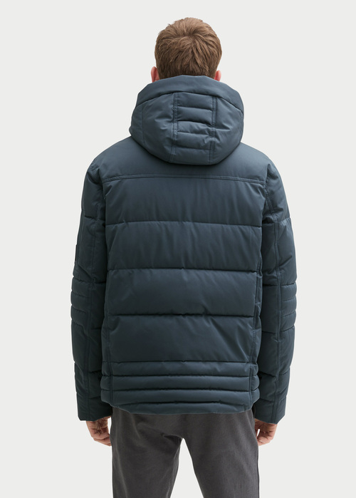 Tom Tailor® Puffer Jacket With A Detachable Hood - Stormy Blue