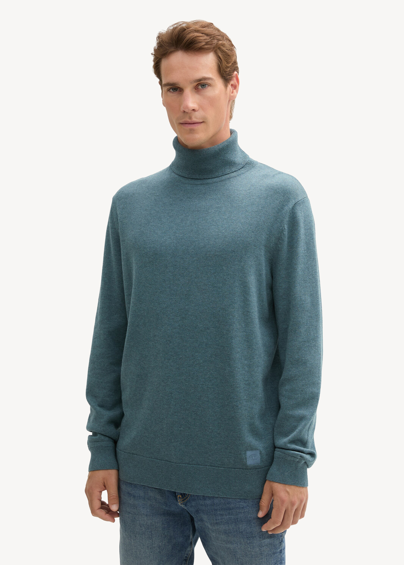 Tom Tailor® Turtleneck  - Stormy Teal Melange