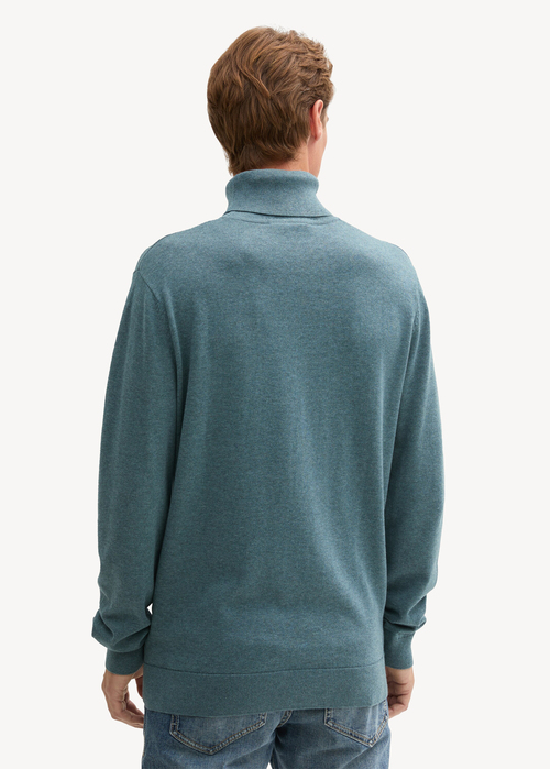 Tom Tailor® Turtleneck  - Stormy Teal Melange