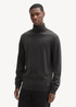 Tom Tailor Turtleneck Black Grey Melange