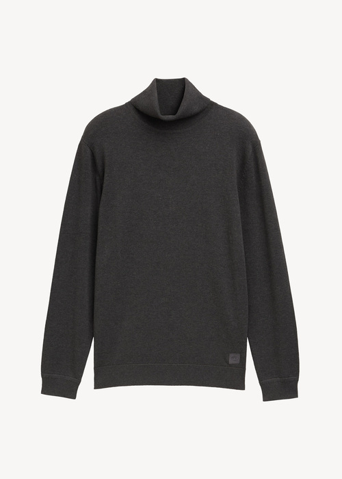 Tom Tailor Turtleneck Black Grey Melange