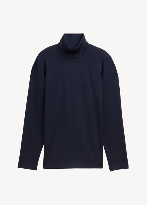 Tom Tailor Long Sleeved Shirt With Turtleneck Sky Captain Blue