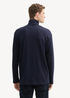 Tom Tailor® Long-sleeved Shirt With Turtleneck - Sky Captain Blue