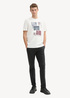 Tom Tailor T Shirt With Print Off White