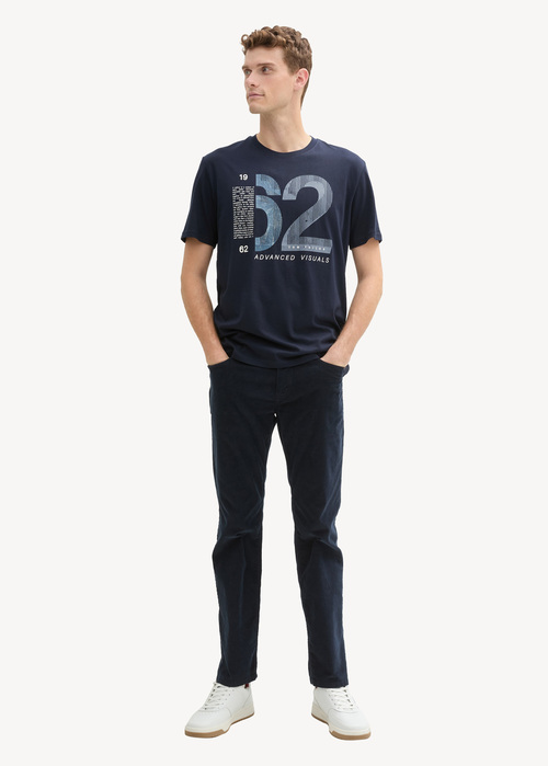 Tom Tailor® T-shirt With Print - Sky Captain Blue