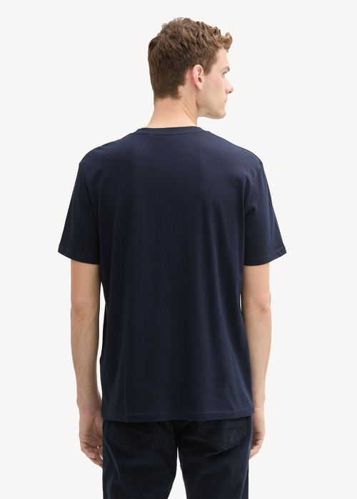 Tom Tailor® T-shirt With Print - Sky Captain Blue