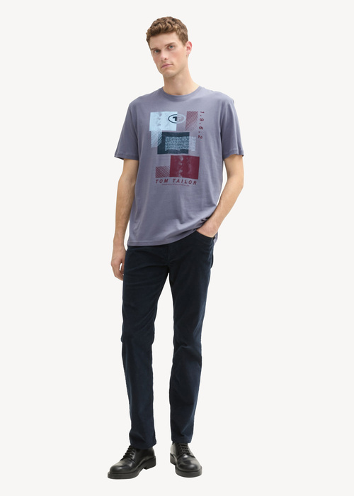 Tom Tailor® T-shirt With Print - Dove Grey