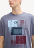 Tom Tailor® T-shirt With Print - Dove Grey