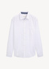 Tom Tailor® Chambray Shirt With Breast Pocket - White