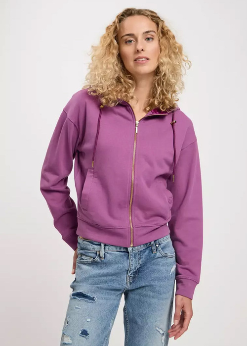 Cross Jeans Zip Hoodie - Purple Sage (569) 1042456-10617 