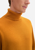 Tom Tailor Basic Turtleneck Jumper Peanut Butter Brown Melange - 1042456-37029