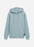 Tom Tailor Hoodie With Logo Details Light Grey Mint - 1044886-27840