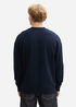 Denim Tom Tailor Sweater Logo Sky Captain Blue - 1044300-10668