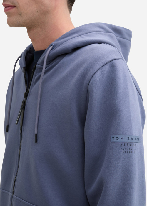 Tom Tailor Basic Sweatjacket Dove Grey - 1043727-11281