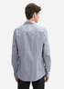 Tom Tailor® Fitted Cotton Shirt - Grey Structure