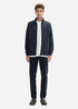 Tom Tailor® Sweat Jacket In A Melange Look - Sky Captain Blue White Melange