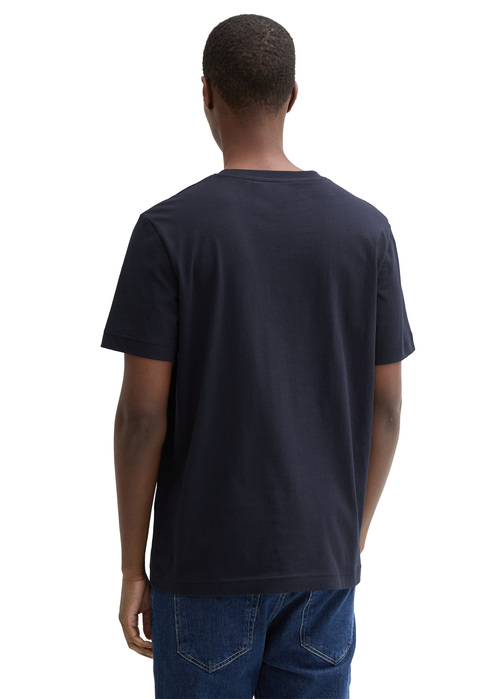 Tom Tailor® C-Neck Logo T-shirt - Sky Captain Blue