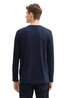 Tom Tailor Long Sleeved Shirt With Organic Cotton Sky Captain Blue - 1044011-10668