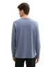 Tom Tailor Long Sleeved Shirt With Organic Cotton Dove Grey - 1044011-11281