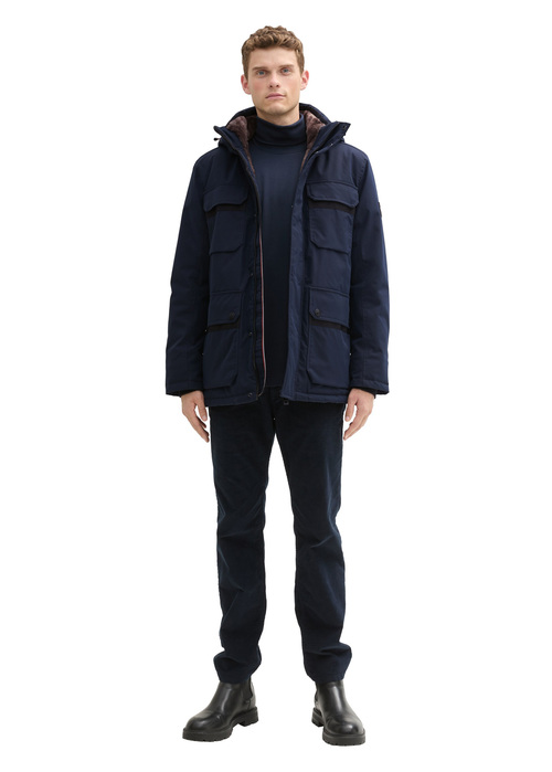 Tom Tailor® Jacket With Detachable Hood - Sky Captain Blue