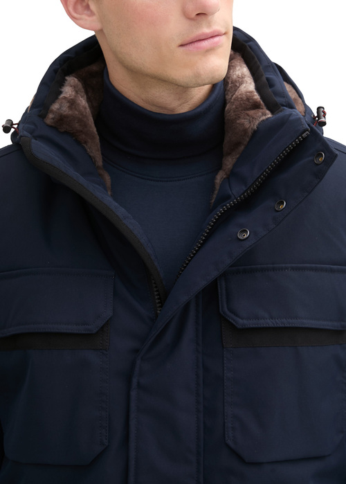 Tom Tailor® Jacket With Detachable Hood - Sky Captain Blue