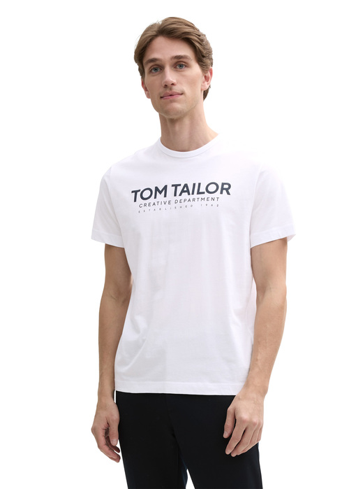 Tom Tailor C-Neck T-shirt  - White 1045940-20000 