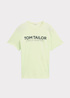 Tom Tailor® C-Neck T-shirt   - Lime Cream Green