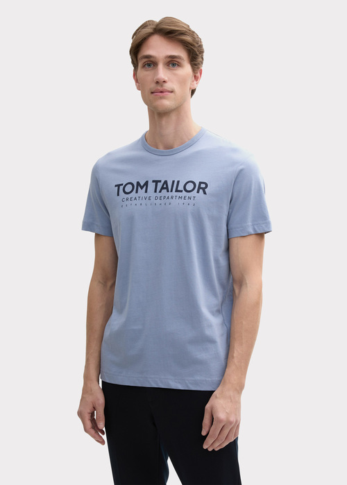 Tom Tailor C-Neck T-shirt   - Dove Blue 1045940-37533 