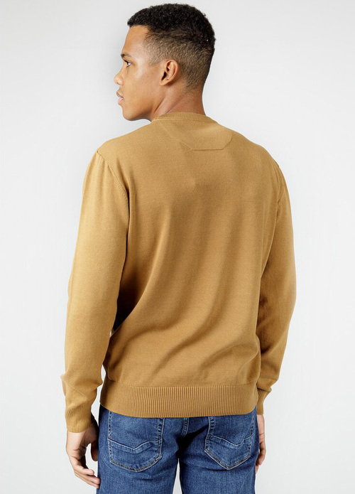 Cross Jeans Knitwear C Neck Camel 026 - 34228-026