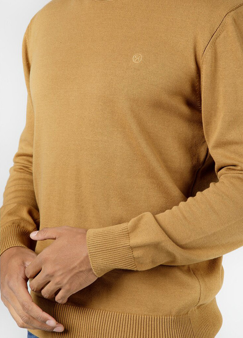 Cross Jeans Knitwear C Neck Camel 026 - 34228-026