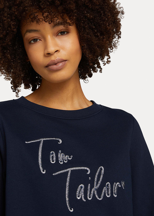 Tom Tailor® Long Sleeve Sweatshirt - Sky Captain Blue Size XS