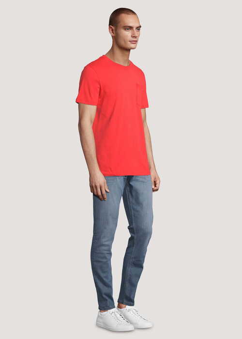 Tom Orange M Tailor® Blood Basic Size Pocket - T-shirt With