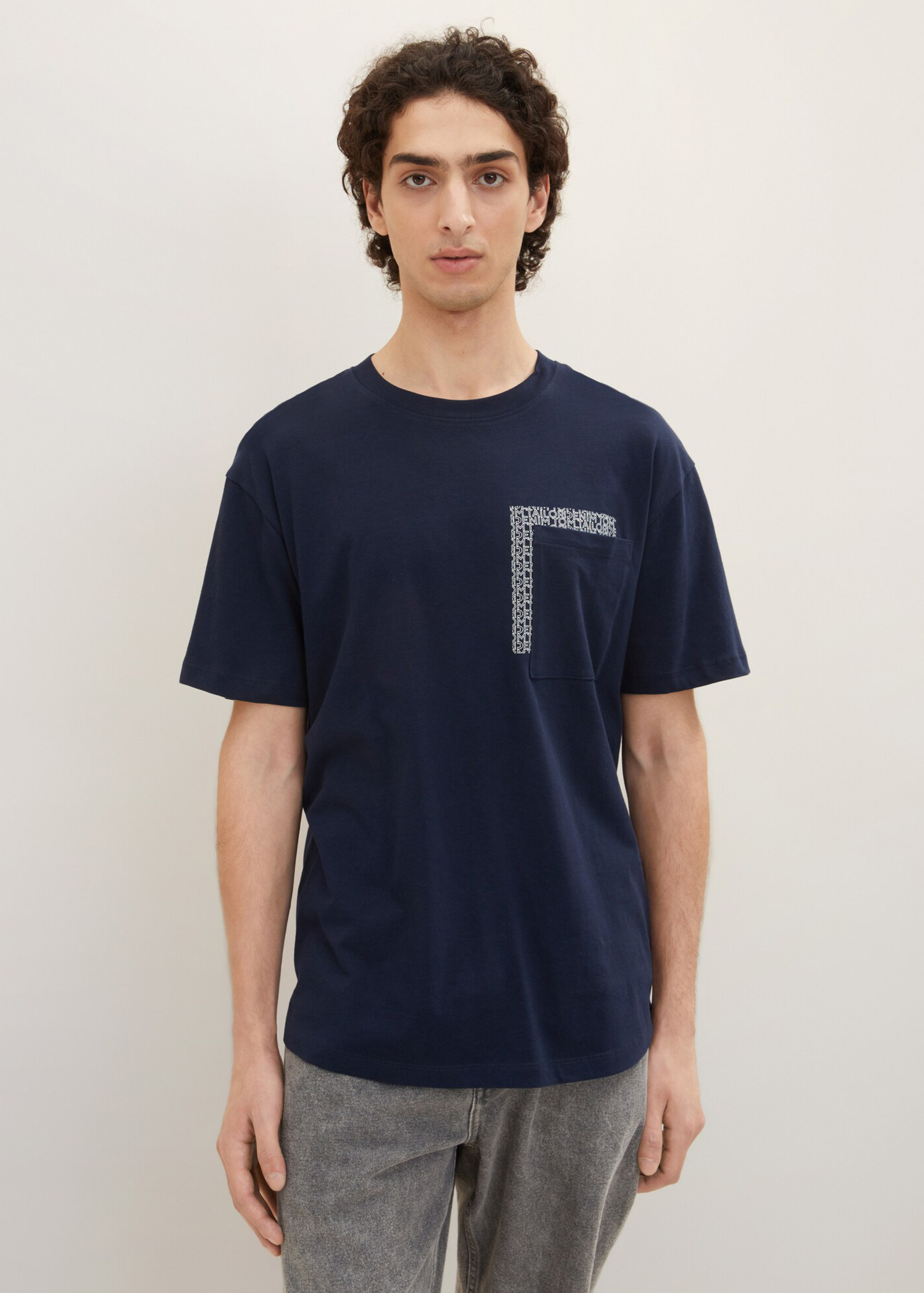 Tom Tailor® T-shirt Sign Size Captain Blue Sky XL 