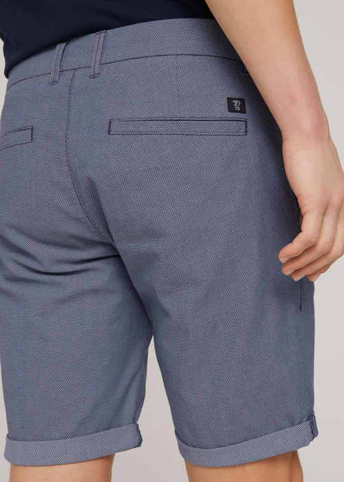 1024574-24951 Blue Diamond Chino Dobby Shorts Size Tailor - XXL Tom White