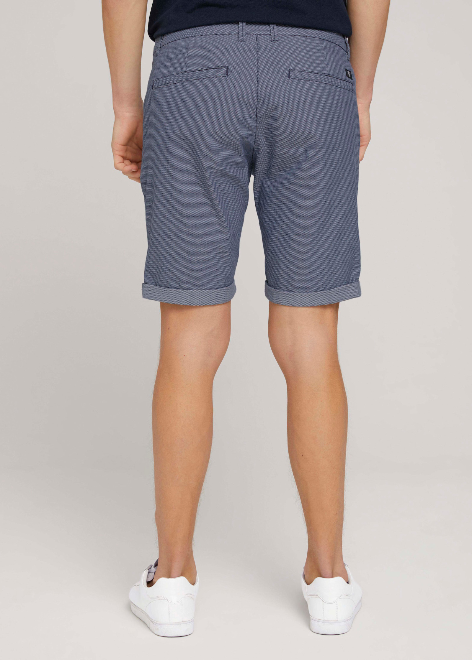 XXL White Size Blue - Dobby 1024574-24951 Tailor Tom Diamond Shorts Chino