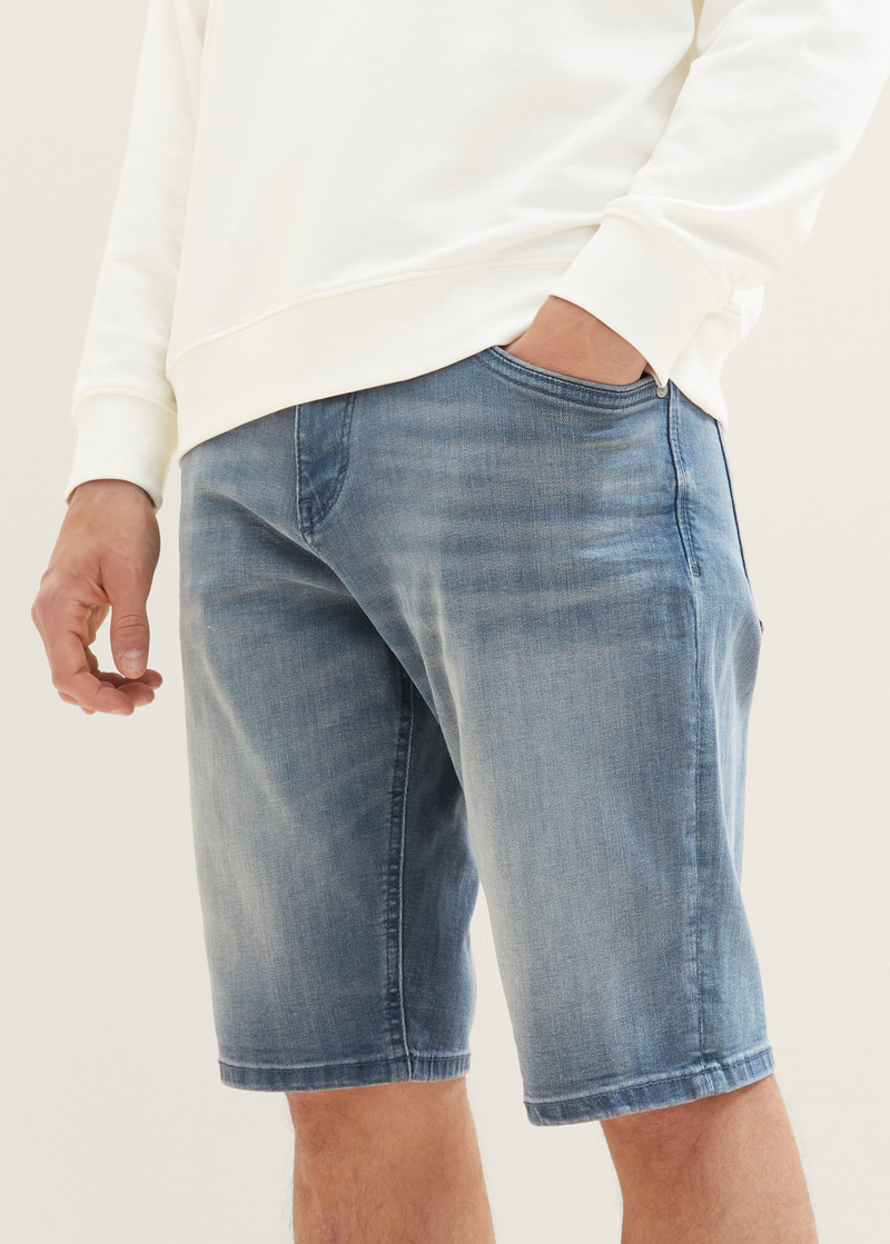 Tom Tailor® Denim Shorts - Grey Denim 33 Blue Size