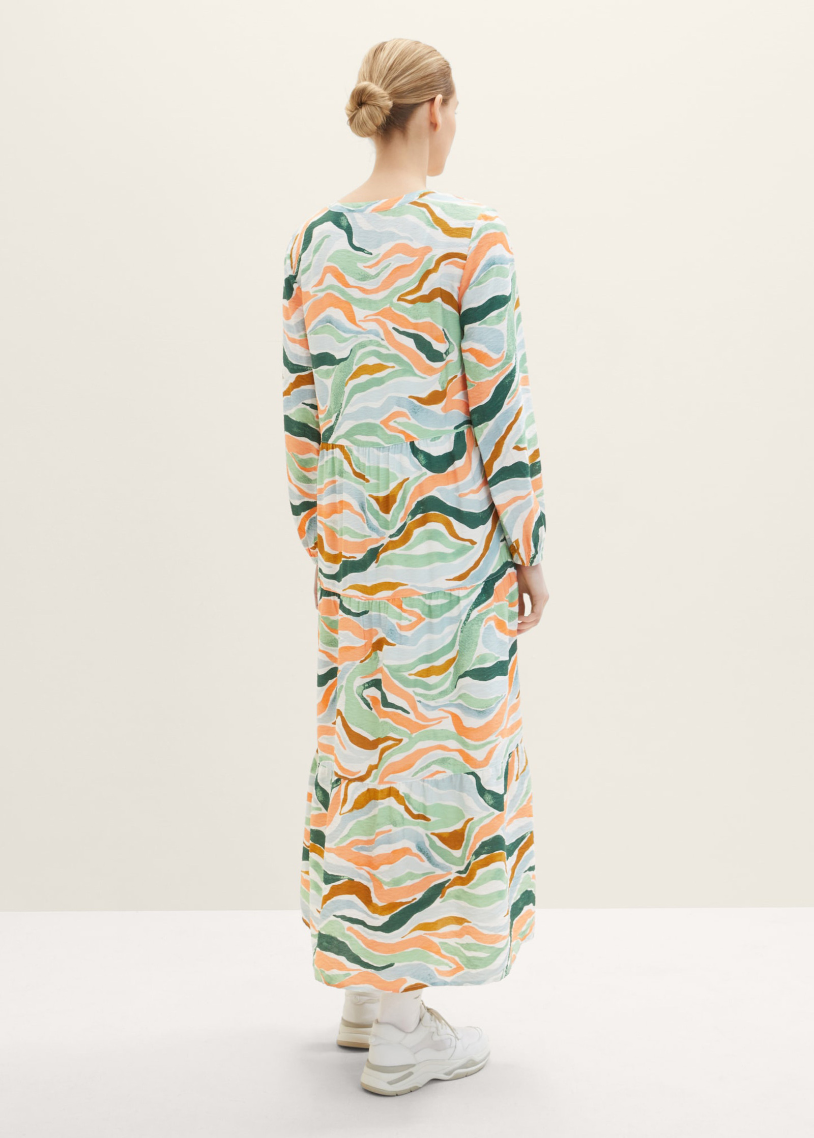 Tom Tailor® Dress Wavy Design Size 38 - Colorful