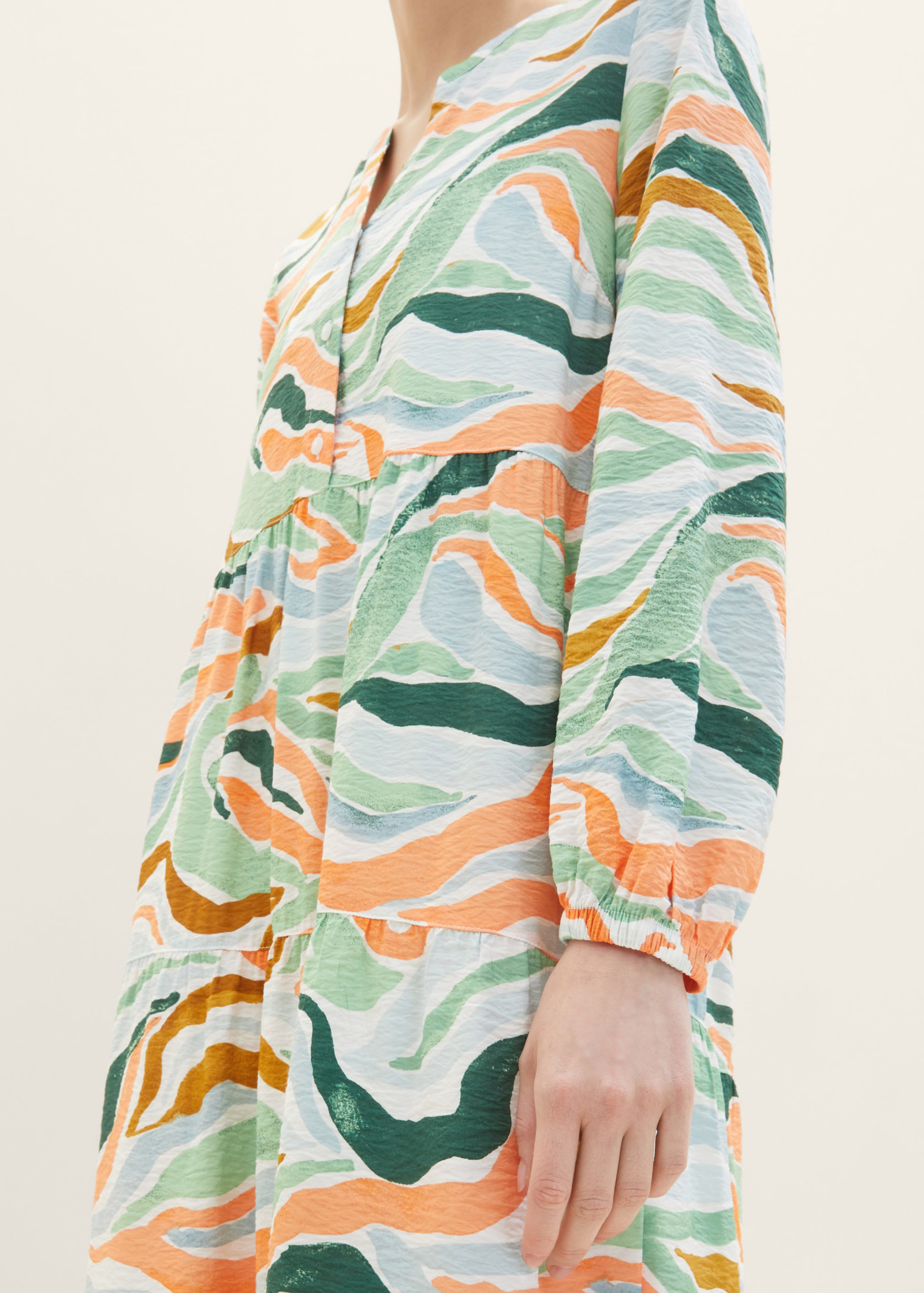 Tom Tailor® Dress - Design Wavy Colorful 38 Size