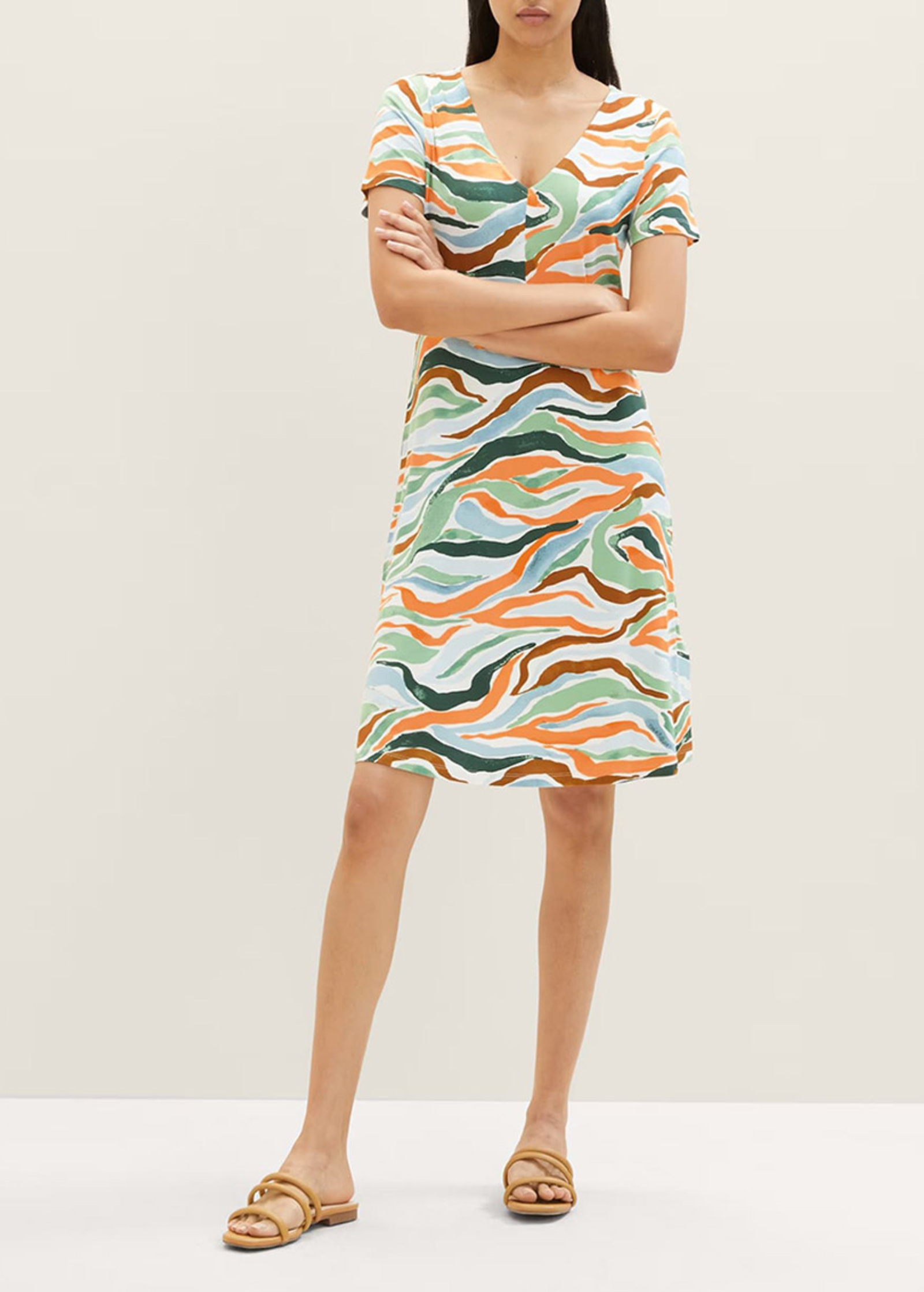 Tom Tailor® Dress - 38 Design Wavy Colorful Size