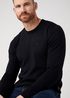 Wrangler Crewneck Knit Real Black - W8A02P101