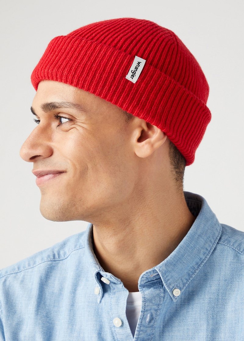 Wrangler Sign Off Beanie Red - W0L331X47