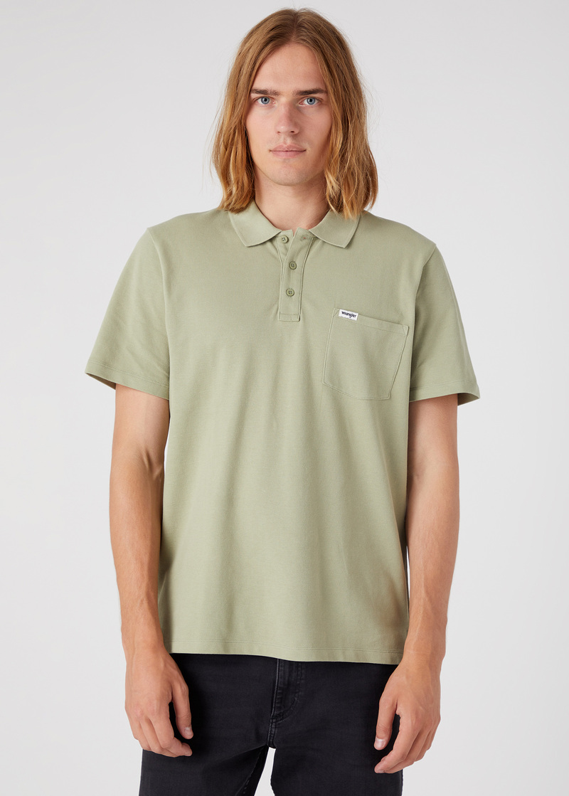Wrangler® Polo Shirt -- Tea M Leaf Size