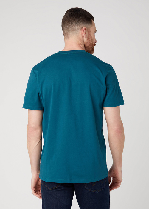 Wrangler Tee Deep Teal Green - W70SEEG03