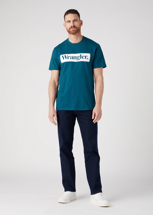 Wrangler Tee Deep Teal Green - W70SEEG03