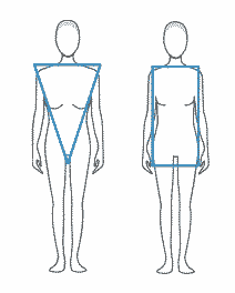 Sylwetki Damskie Pani Trójkąt i Prostokąt